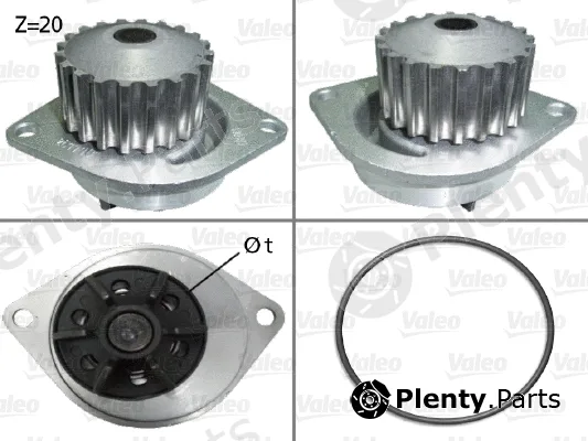 Valeo 506290 — Water Pump, engine cooling