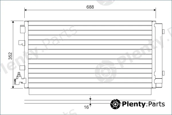 Valeo 814094 — Condenser, air conditioning