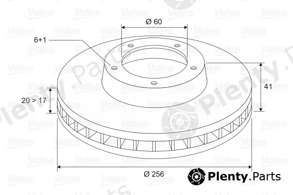 Valeo 186282 — Brake Disc