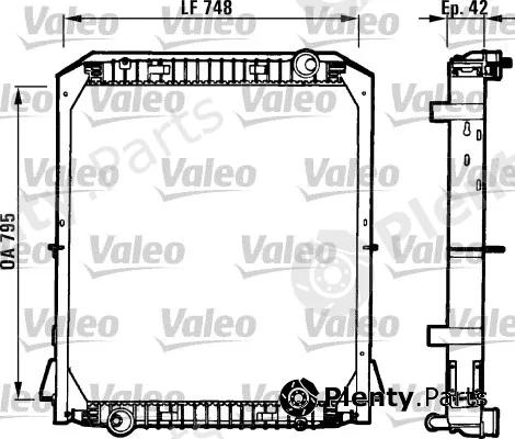 Valeo 730258 — Radiator, engine cooling NEW ORIGINAL PART