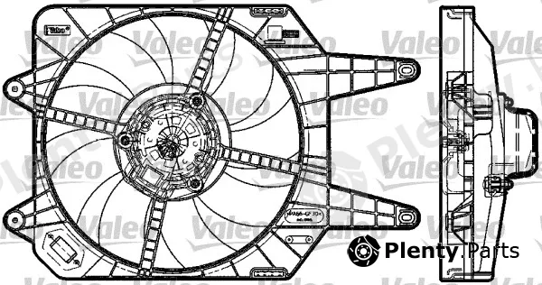Valeo 698581 — Fan, engine cooling