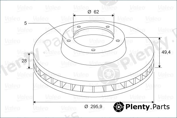 Valeo 197712 — Brake Disc