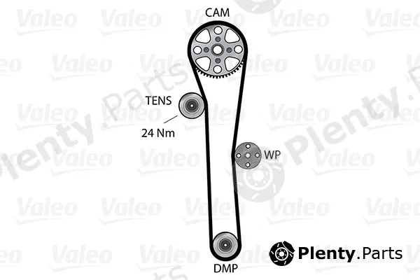 Valeo 614505 — Water Pump & Timing Belt Kit