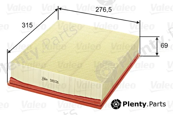 Valeo 585036 — Air Filter
