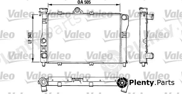 Valeo 883798 — Radiator, engine cooling