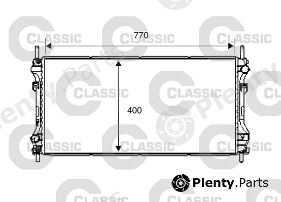 Valeo 234292 — Radiator, engine cooling VALEO CLASSIC