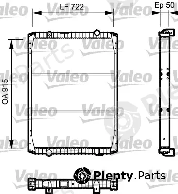 Valeo 732331 — Radiator, engine cooling