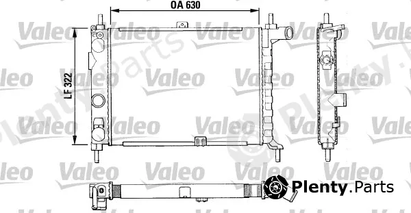 Valeo 883858 — Radiator, engine cooling