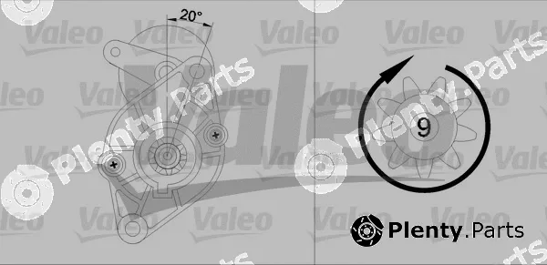 Valeo 455590 — Starter VALEO RE-GEN REMANUFACTURED