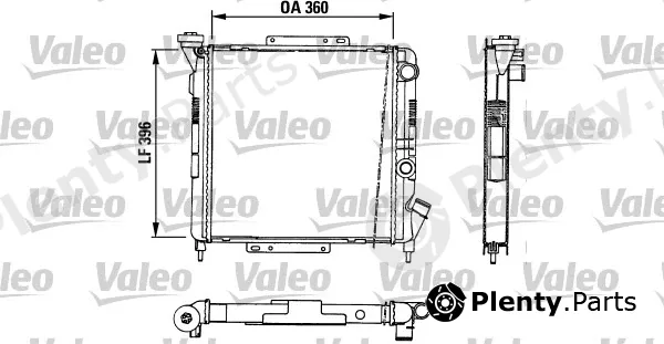 Valeo 883729 — Radiator, engine cooling