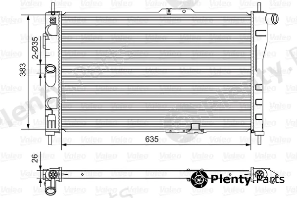 Valeo 734766 — Radiator, engine cooling