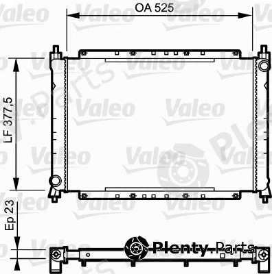 Valeo 730565 — Radiator, engine cooling