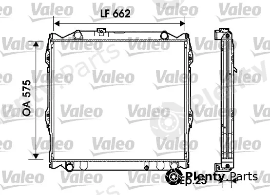 Valeo 734204 — Radiator, engine cooling