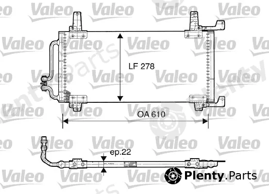 Valeo 816866 — Condenser, air conditioning