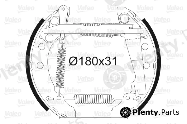 Valeo 554627 — Brake Shoe Set