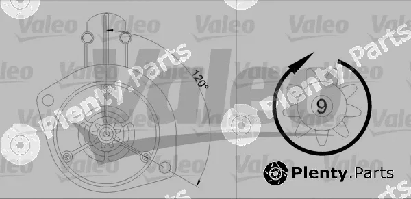 Valeo 455911 — Starter VALEO RE-GEN REMANUFACTURED