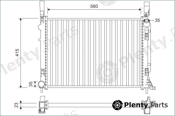 Valeo 701157 — Radiator, engine cooling
