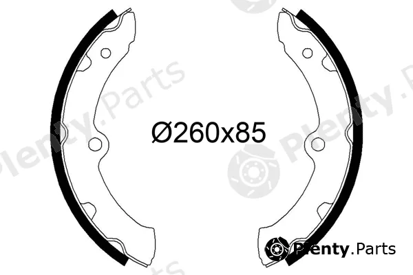 Valeo 564303 — Brake Shoe Set