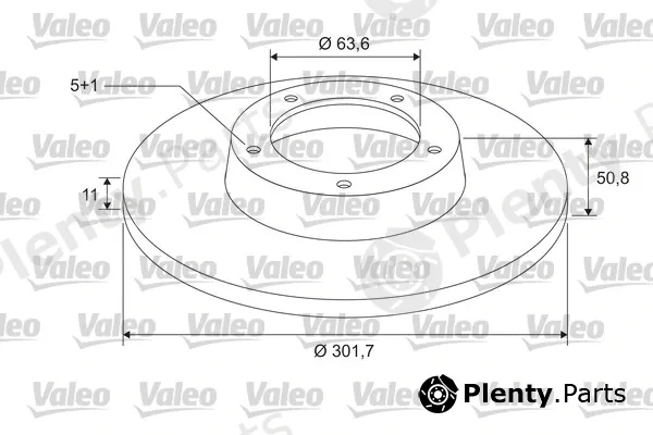 Valeo 297101 — Brake Disc