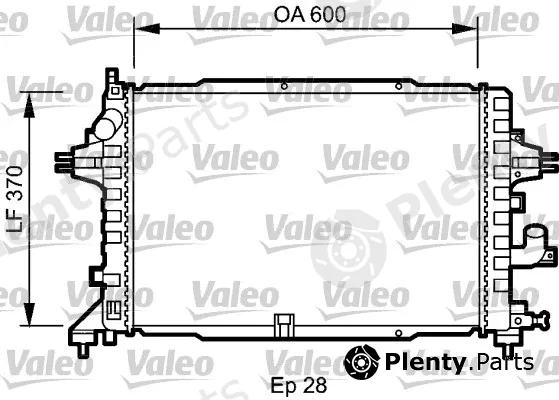 Valeo 735080 — Radiator, engine cooling