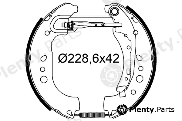 Valeo 554951 — Brake Shoe Set