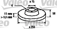 Valeo 186240 — Brake Disc
