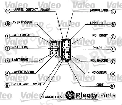 Valeo 251260 — Steering Column Switch