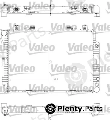 Valeo 732447 — Radiator, engine cooling