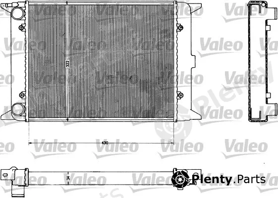 Valeo 883419 — Radiator, engine cooling