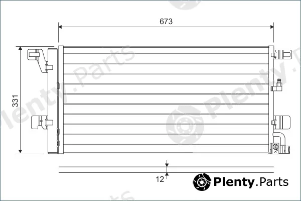 Valeo 822596 — Condenser, air conditioning