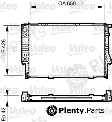 Valeo 734421 — Radiator, engine cooling