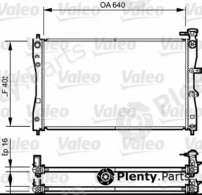 Valeo 735055 — Radiator, engine cooling