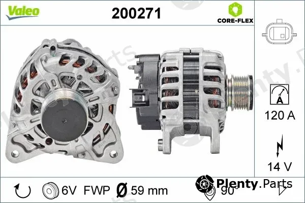 Valeo 200271 — Alternator VALEO CORE-FLEX