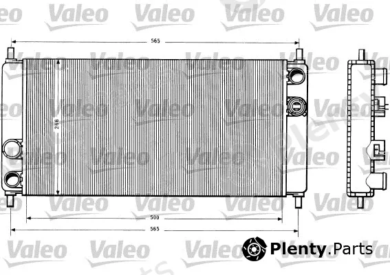 Valeo 883830 — Radiator, engine cooling