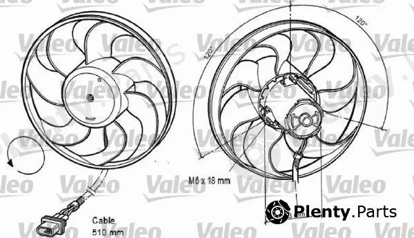 Valeo 696042 — Fan, engine cooling
