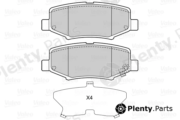 Valeo 601541 — Brake Pad Set, disc brake