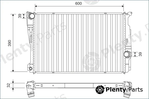 Valeo 701162 — Radiator, engine cooling
