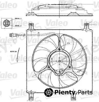 Valeo 698552 — Fan, engine cooling