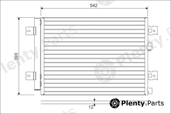 Valeo 814077 — Condenser, air conditioning