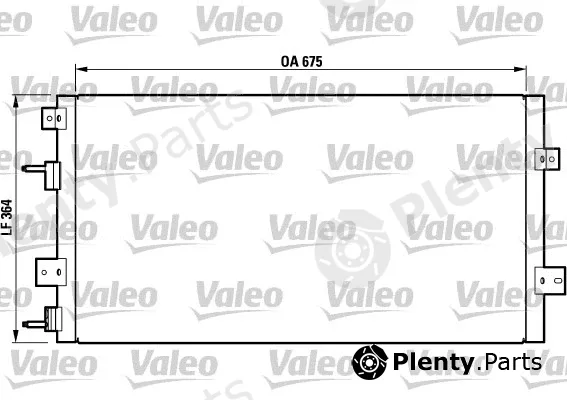 Valeo 817075 — Condenser, air conditioning
