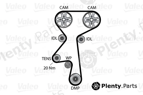 Valeo 614689 — Water Pump & Timing Belt Kit