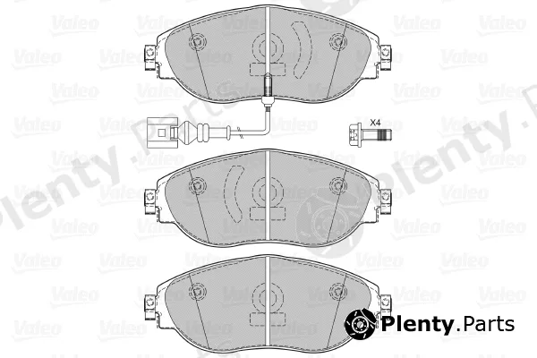Valeo 601286 — Brake Pad Set, disc brake