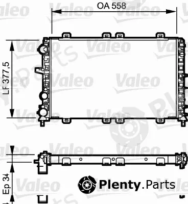 Valeo 732685 — Radiator, engine cooling