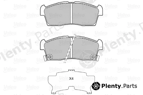 Valeo 601323 — Brake Pad Set, disc brake