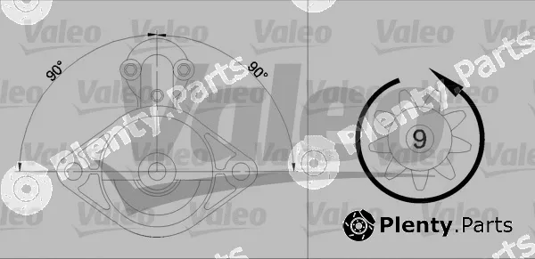 Valeo 455601 — Starter VALEO RE-GEN REMANUFACTURED