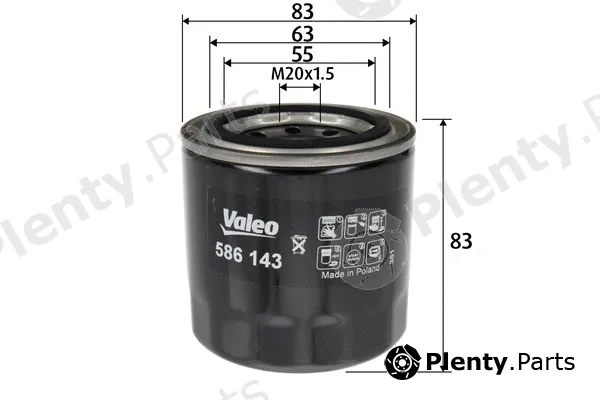 Valeo 586143 — Oil Filter