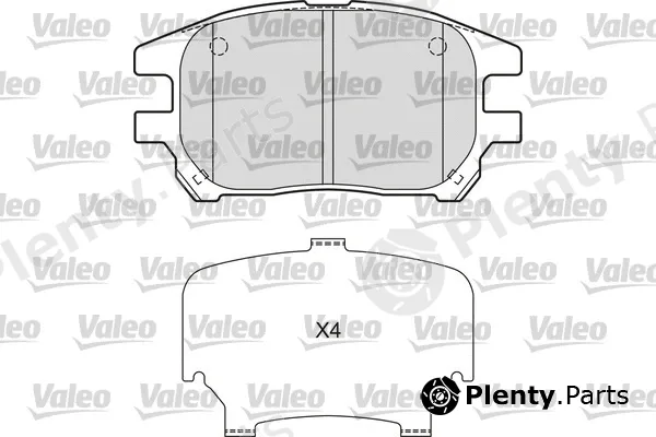 Valeo 601664 — Brake Pad Set, disc brake