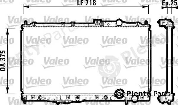 Valeo 734142 — Radiator, engine cooling