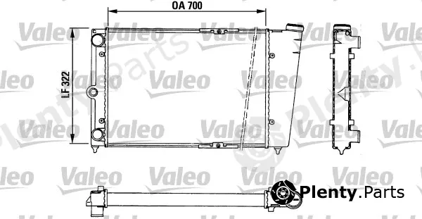 Valeo 883724 — Radiator, engine cooling