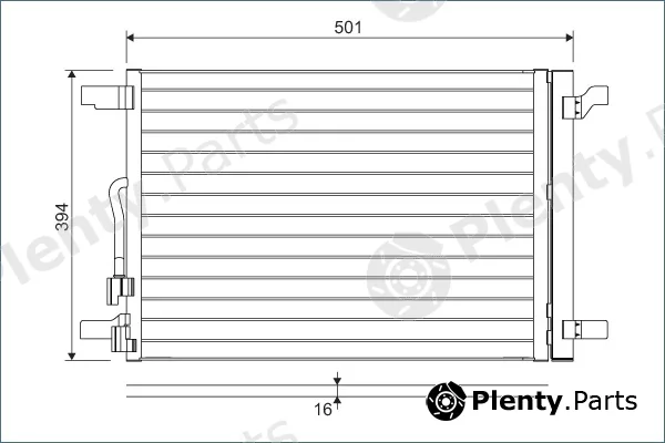 Valeo 814301 — Condenser, air conditioning